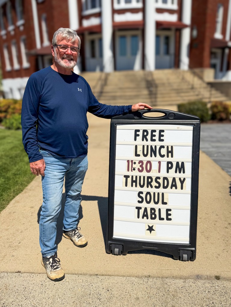 Bruce Peck, Volunteer at the Soul Table at Murphy First United Methodist Church